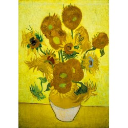 Puzzle 1000 pièces Vincent Van Gogh - Sunflowers, 1889
