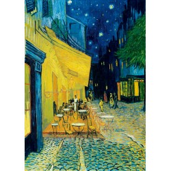 Puzzle 1000 pièces Vincent Van Gogh – Café Terrace at Night, 1888