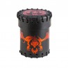 Flying Dragon Black & Red Leather Dice Cup