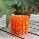 Kit de 36 des 6 - orange et blanc
