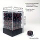 Kit de 36 des 6 - Noir et rouge