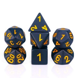 Kit de 7 dés - Matte Black