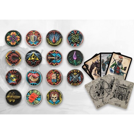 Conquest Token and Card Set