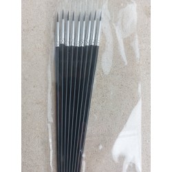 Lot de 5 pinceaux taille standard synthétique 1er prix