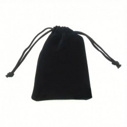 bourse grande velour noire 1 er prix 11.5cm *17 cm