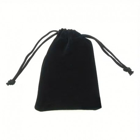 bourse grande velour noire 1 er prix 11.5cm *17 cm