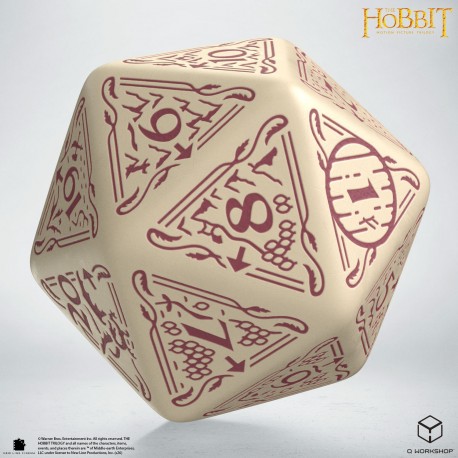The Hobbit Spindown D20 - Terra Tcg Jumbo Die