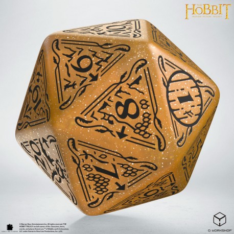 The Hobbit Spindown D20 - Solaris Tcg Jumbo Die