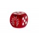 Conquest First Blood Logo on Dark Red/Black Marbled Dice - 24 per pack