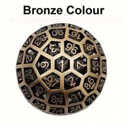 D100 Métallique creux bronze