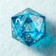 Cœur de Selkie | Set de dés JDR à cœur liquide