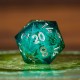 Cœur de Brocéliande | Set de dés JDR à cœur liquide