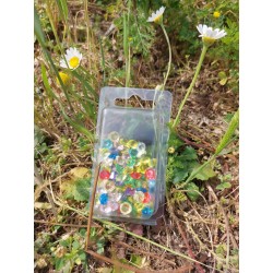 Blister D Autour De 100 Fausses Gemmes Multicouleurs Pour Jeux De Societé De 8mm