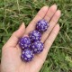 Blister De 5 D30 Violet Print Blanc