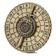 Dé Rotatif 6 En 1 .d20 D12 D10 D8 D6 D4 . Métal . Couleur Bronze Type Dragon & Epee