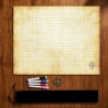 Grande Carte Pour Jdr Effaçable à Sec De 91.44 X 60.96 Cm Avec 4 Marqueurs . Battlemap Dans Une Protection En Velour Noir