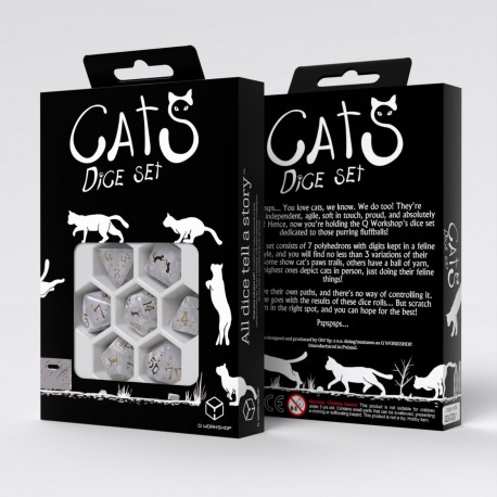 Cats Dice Set: Purrl