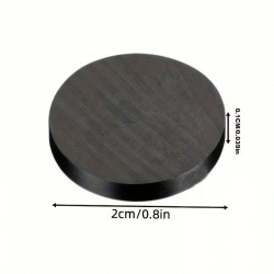 Aimant Rond Avec Film Autocollant Diam 2cm De 1mm Lot De 50 En Blister