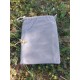 Bourse Velour Grise 15x12 Cm