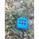 D6 Mousse Eva Bleu Roi. Print Noir 3.8cm De Côté