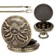 Set De 7 Mini Dés En Métal Couleur Bronze & Boitier Type Gousset Style Cyclope&tentacules