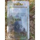 Dé Rotatif 6 En 1 .d20 D12 D10 D8 D6 D4 . Métal . Couleur Argent Sombre Type Dragon & Epee