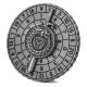 Dé Rotatif 6 En 1 .d20 D12 D10 D8 D6 D4 . Métal . Couleur Argent Sombre Type Dragon & Epee