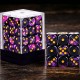 Kit De 36 Des 6 - Noir Violet Perle Print Or