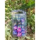 Blister De 16 Dés Marqueurs Pour Jcc De 12mm Bleu/violet Perle Turquoise Noir Perle Print Or