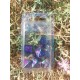 Kit De 7 Dés Métalliques Rétros Classiques Multicolore étincelant Fond Violet Paillettes