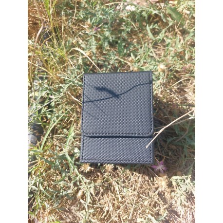 Boîte De Rangement Noire Pour Cartes . .feutrine Intérieure Grise .