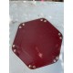 Piste De Dés Hexagonale Belge Ext Brun 17.5cm De Large 24 Cm Diagonale