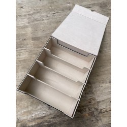 Boîte De Rangement Pour Cartes à Collectionner Avec Fenêtre De Visualisation.capacité 2400+ . Noir Fond Belge