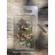 Blister kit de 7 des en resine avec coccinelle rouge print vert