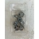 Blister Kit De 7 Des En Resine Avec Dragon Bleu Translucide Centre Liquide A Paillettes Argenté .print Argent
