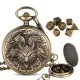 Set De 7 Mini Dés En Métal Couleur Bronze& Boitier Type Gousset Style Hydre De Face