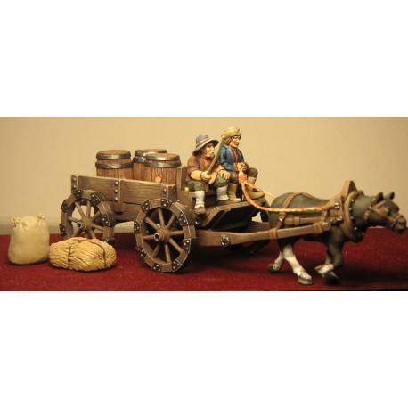 charette avec chargement