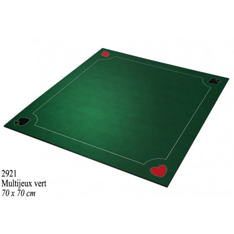 Tapis Multi 70 Coeur de Pique Exc ellenc e Vert