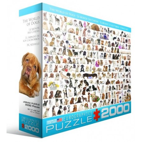 Puzzle 2000 Pièces Chiens