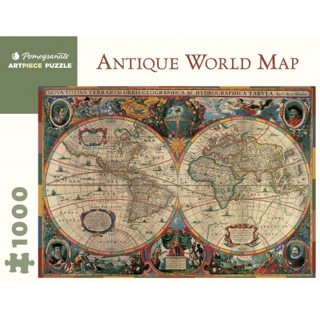 1000p Antique World Map