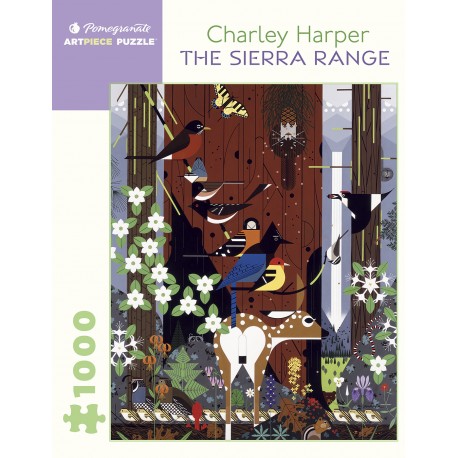 1000P Charley Harper-The Sierra Range