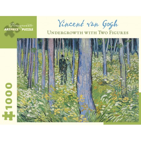 1000P Vincent van Gogh - Undergrowth with Two Figures