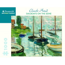 1000P Claude MONET- Voiliers sur la scène