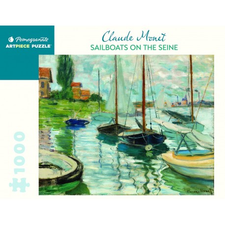 1000P Claude MONET- Voiliers sur la scène