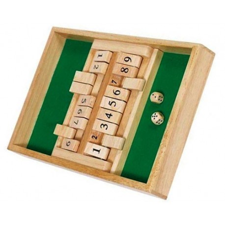 Shut the box double 9