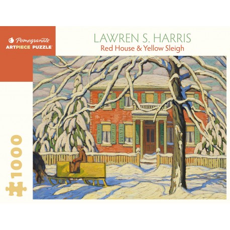 1000P Lawren S. HARRIS - Red House and Yellow Sleigh