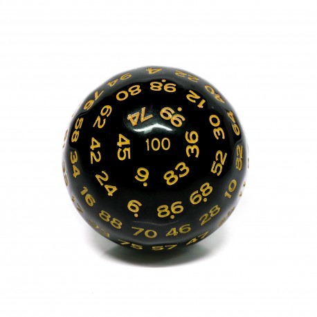 D100-Black Opaque(Yellow Ink)