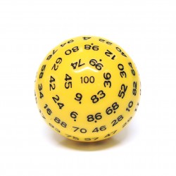 D100-Yellow Opaque(Black Ink)