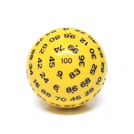 D100-Yellow Opaque(Black Ink)
