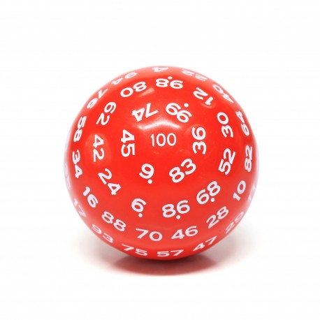 D100-Red Opaque(White Ink)